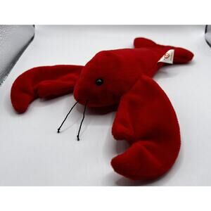TY Beanie Baby Babies Stuffed Animal Plush Pinchers Lobster 1993